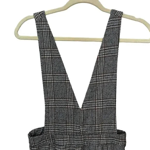 Very J Gray Plaid Jumpsuit - Picture 5 of 11
